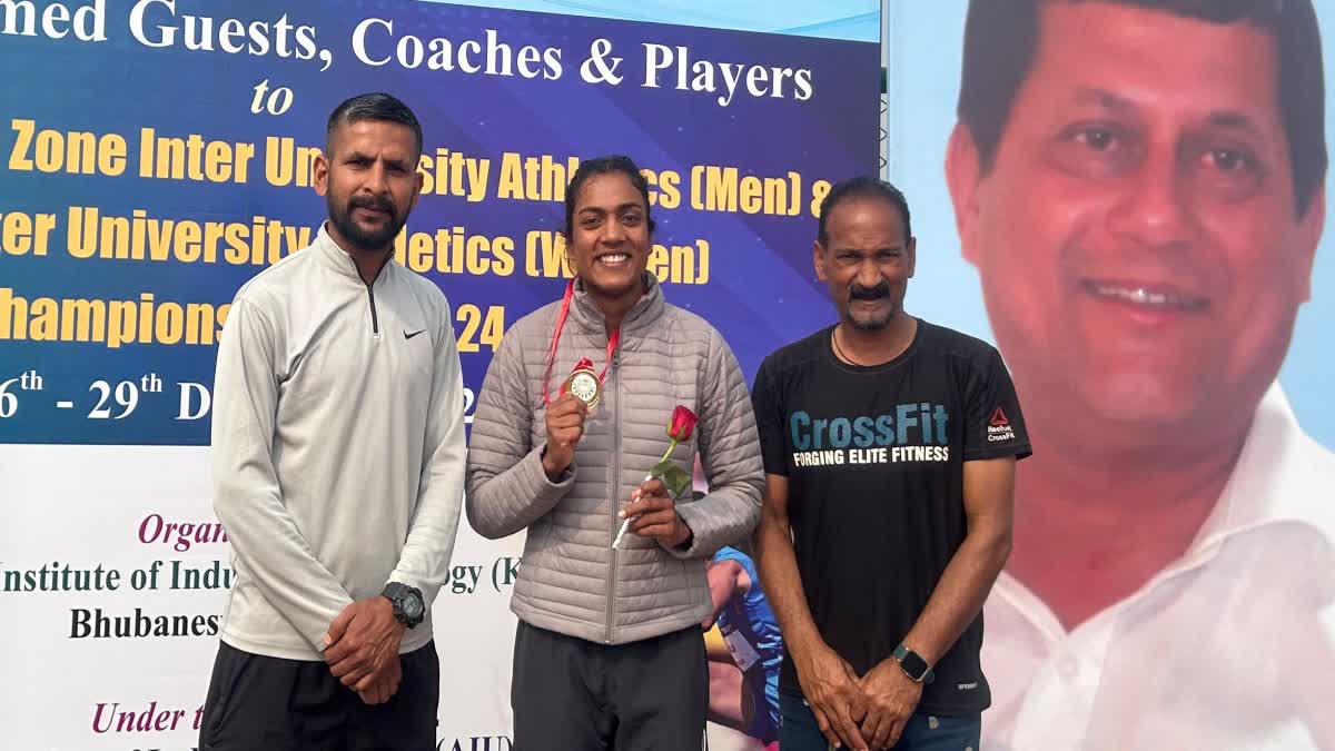 Mandi's Kusum won gold medal in Inter University Championship