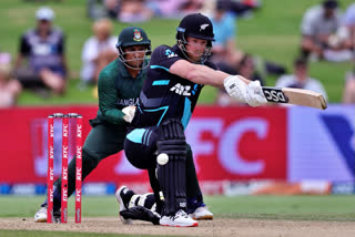 In reply of 110 runs, despite losing five quick wickets, skipper Mitchell Santner and all-rounder James Neesham stitched crucial 46-run partnership to register a win by Duckworth Lewis system in the third T20 on Sunday. With this win, the hosts have shared the series with Najmul Shanto-led side by 1-1.