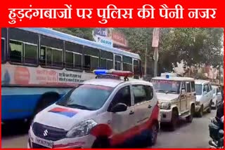 Police flag march in Palwal