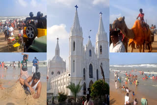 new year celebration in velankanni