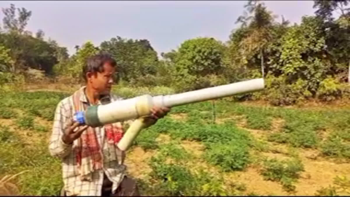 Monkey chase machine in Jorhat