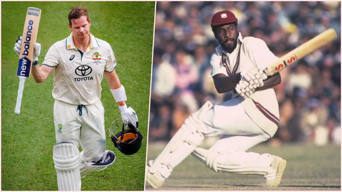 Steve Smith and Viv Richards