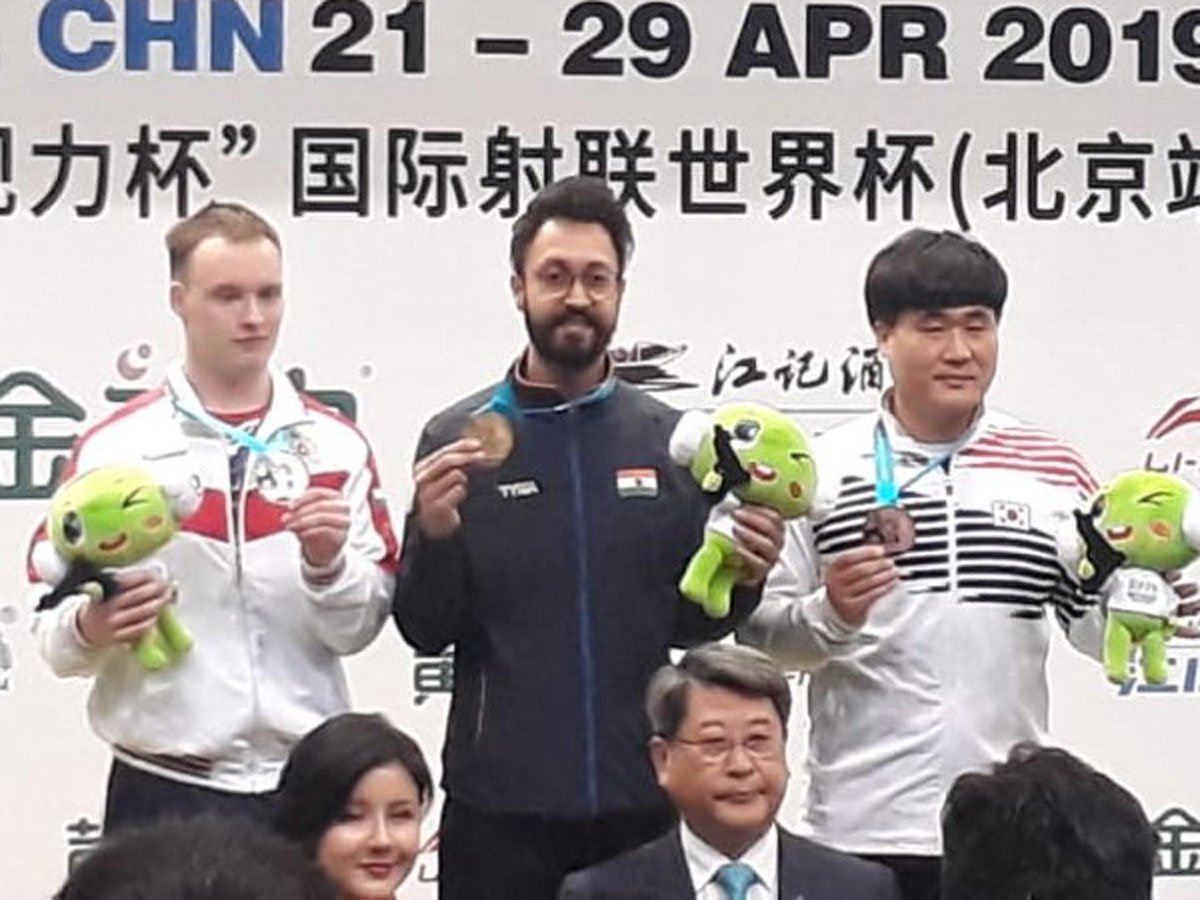 ISSF WC: Abhishek Verma Wins Gold And qualifies for Tokyo Olympics