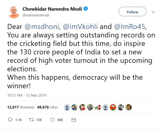 Virat Kohli cannot vote in upcoming elections