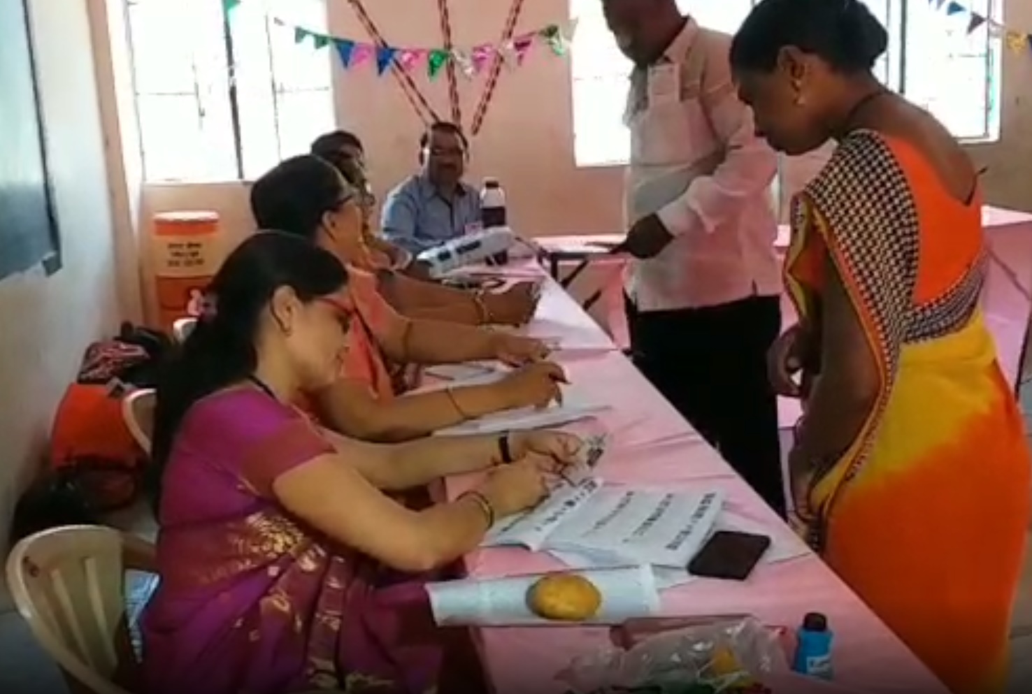 Sakhi Voting Center in Dhule district