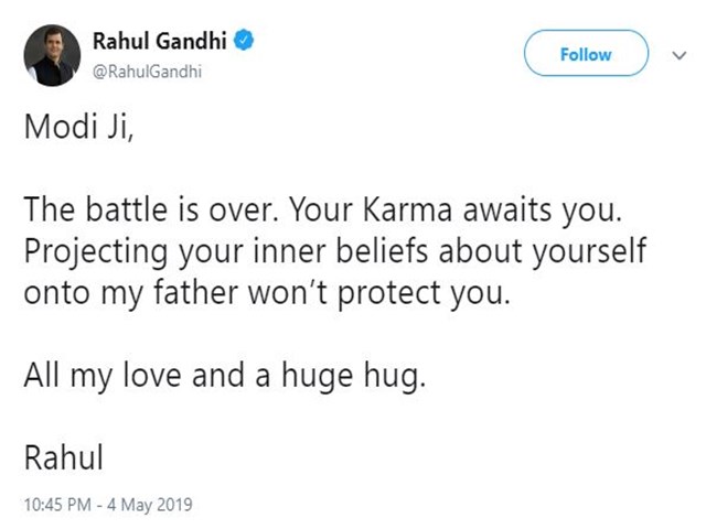 rahul tweet