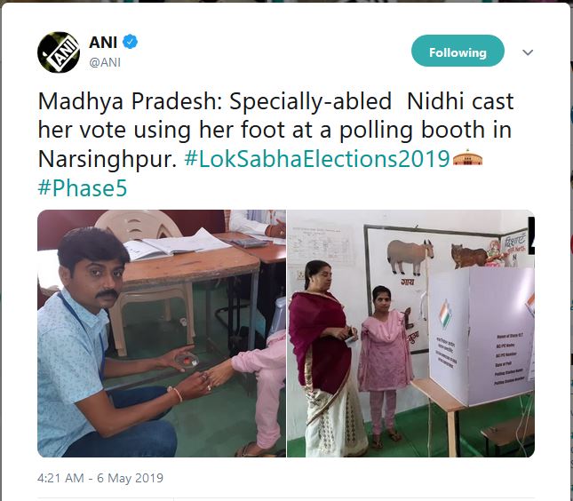 divyang voter in madhya pradesh