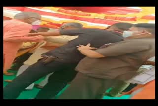 BJP worker conference beaten up