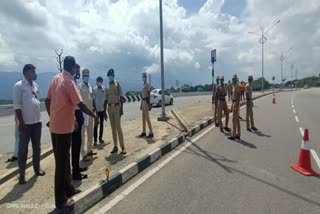 Superintendent of Police inspects road accidents