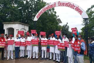 sp workers protest over increased fuel price
