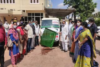 Minister indrakaran reddy launches child helpline vehicle