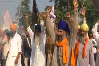 Farmers protest demonstration in Amritsar