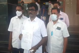 The ruling party has allegedly embezzled funds for cow sheds said salem mp parthiban 