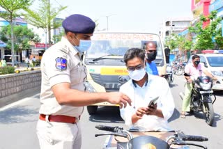 sp rahu hegde examined lockdown implementation