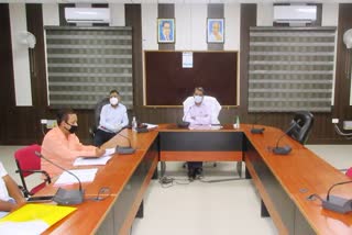 dm held meeting with officials in sitapur