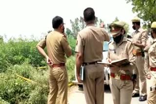 etawah a unknown lady dead body found