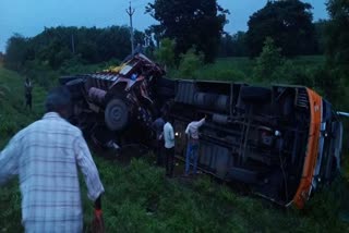 Lorry-bus collision