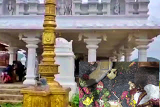 theft in adi mahavishnuvu temple in nagaram at yadadri distrct