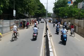 covai flower market shops were closed for violating curfew rules