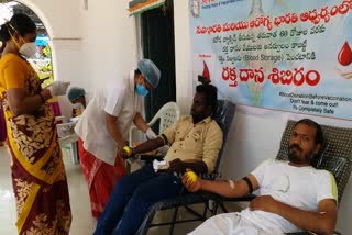 blood donation camp in ibrahimpatnam