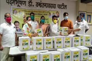 Homeopathic pills handed over to Sangli Municipal Corporation