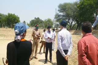 dm inspected many village in lucknow  