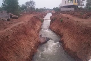 devadula water in new canals