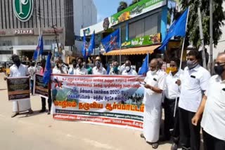 Fisherman protest in Kanniyakumari