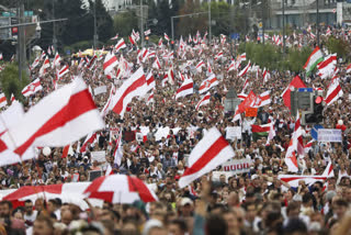 on 100K march in Minsk