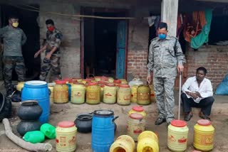 illegal mahua liquor.  