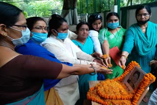 Condolence organized at the party office on the death of RJD leader Saroj Dubey