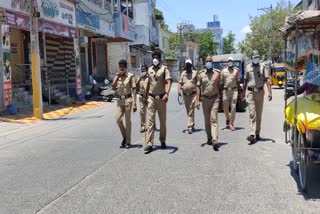 curfew is strictly implemented at chirala 