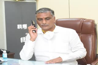 harish rao, minister harish rao, corona cases in siddipet 