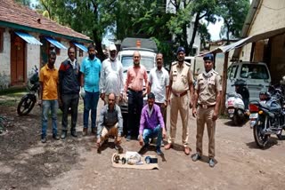 two people arrest for hunting rabbit