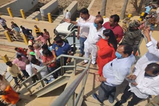 MLA Shreyasi Singh inspected Kunder Barrage In jamui