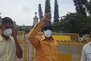 vatal nagaraj protest in front of vidhana soudha