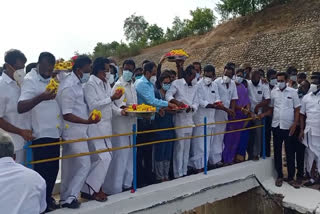 Krishna Nidhi Water arrived in Tamil Nadu 