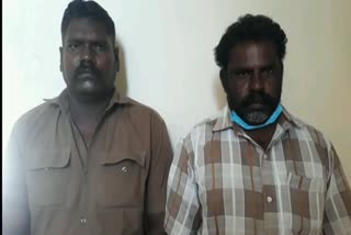 Two arrested for dumping sand without permission