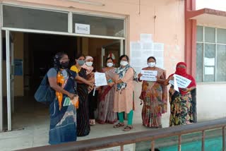 asha workers protest