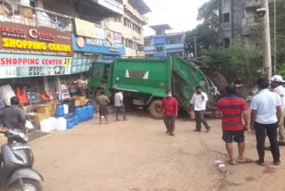  garbage disposal truck that collided 5 vehicles