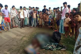 Ambulance driver escaped by throwing dead body in field in Sahibganj