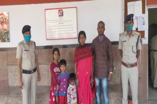 ddu RPF introduced lost girls to their parents