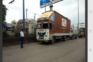 Action on traffic rule breakers in Raipur