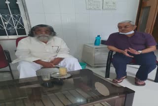 Advocate Rajiv Ranjan met Shibu Soren in ranchi