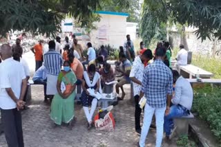 crowd of people asking for permission to get married 