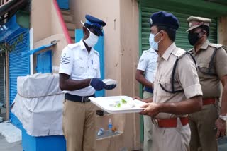 Karur district SP thanked the public for observing the curfew