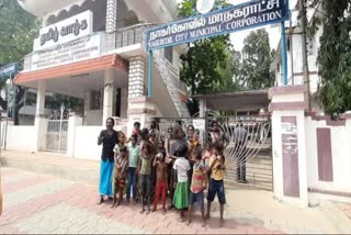 Narikuravar Protest In Nagercoil