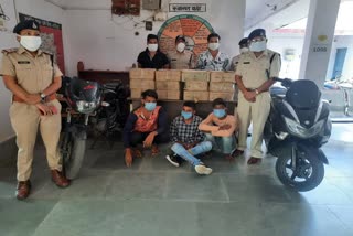 Two accused arrested with illegal liquor