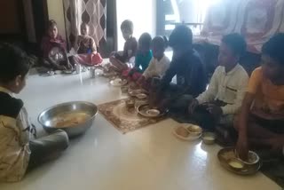 Shraddh was celebrated by making children a Brahmin feast
