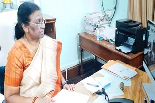 Governor Draupadi Murmu joins Central University webinar in ranchi